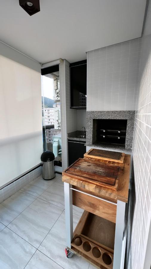 Flat Capitania Varam Guaruja Com Varanda Gourmet Exteriör bild